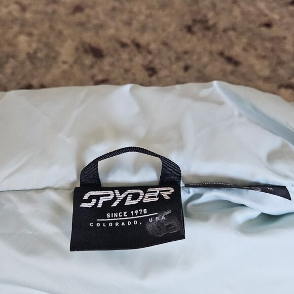 Spyder Down Vest pastel blue, Medium - Picture 10 of 11